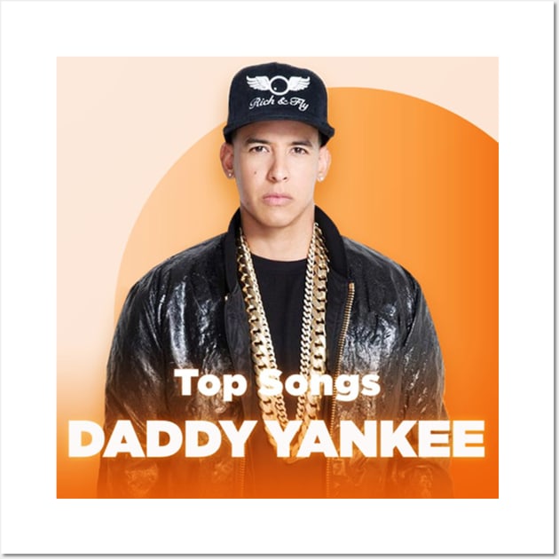 Daddy Yankee - Puerto Rican rapper, singer, songwriter, and actor Wall Art by Hilliard Shop